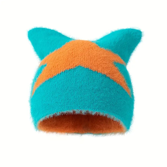 STAR - COZY Y2K PLUSH BEANIE