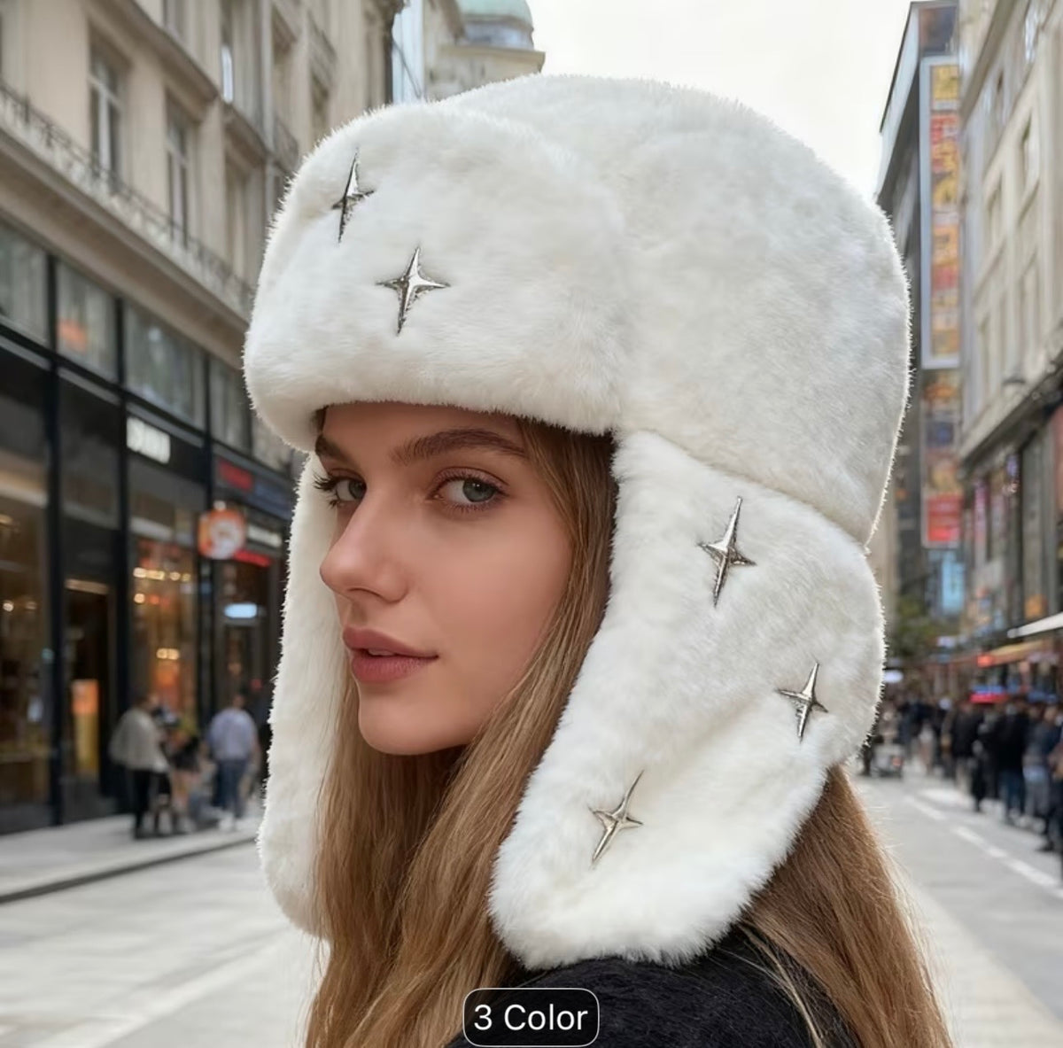 SG FAUX FUR BOMBER HAT