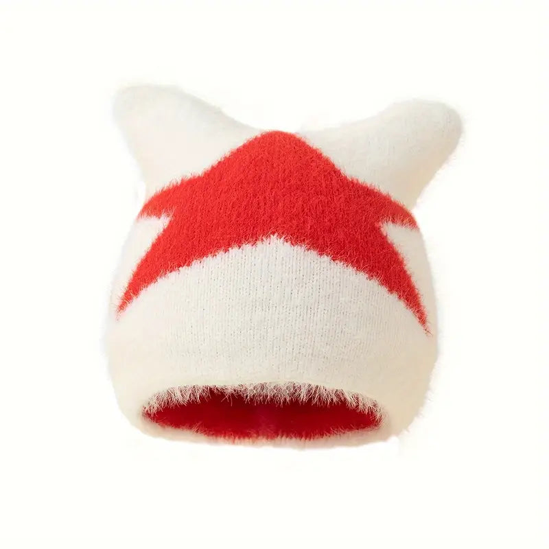 STAR - COZY Y2K PLUSH BEANIE