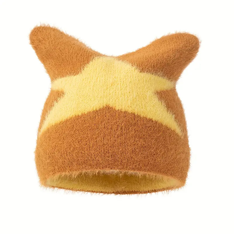 STAR - COZY Y2K PLUSH BEANIE