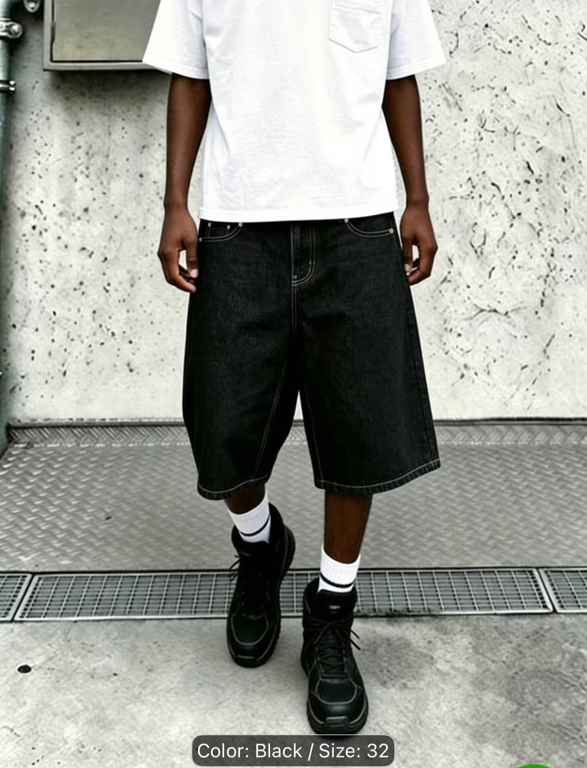SG OVERSIZED JEAN SHORTS