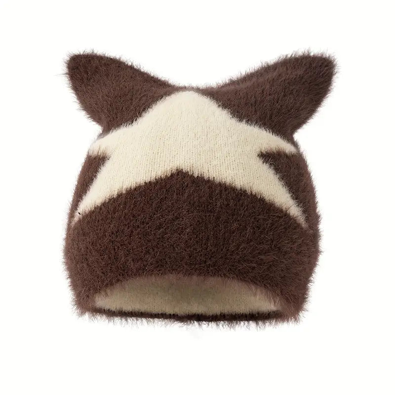 STAR - COZY Y2K PLUSH BEANIE